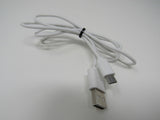Standard USB Cord Cable 36-in USB-A Micro-B White -- New