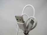 Standard USB Cord Cable 36-in USB-A Micro-B White -- New