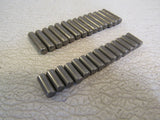15/16-in & 1/2-in Rounded End Loose Needle Rollers Lot of 28 B-121E Vintage -- New