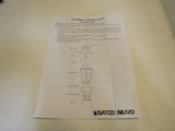 Satco Nuva Post Lantern 14-1/4-in H Old Bronze Clear Seeded Glass 60W Max -- New