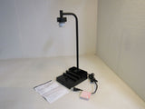 Designer Stepless Dimmable Table Lamp With 2 USB Ports 20in H Black 40W Max -- New