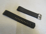 Designer Watch Band 8in L Black Male Adult -- New