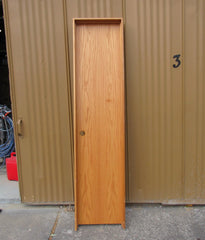 Interior Door 80-in x 18-in Wood Veneer with Frame