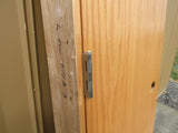 Interior Door 80-in x 18-in Wood Veneer with Frame