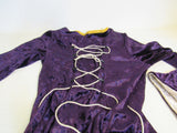 Designer Costume Dress Purple/Antique Beige Polyester Spandex Female Size 3XL -- New