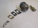 Schlage Single Cylinder Deadbolt Antique Pewter -- Used