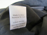 Lumiere Self Wrap Coat Dark Gray Polyester Rayon Female Size M -- New