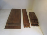 Handcrafted Unassembled Antique Drawers Lot of 3 Brown Wood -- Used
