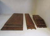 Handcrafted Unassembled Antique Drawers Lot of 3 Brown Wood -- Used