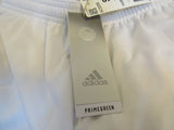 Adidas Aeroready Soccer Shorts Football White Male Kids 8-10 Size S -- New