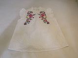 Designer Blouse Top Embroidered Eyelet White Female Size S -- New