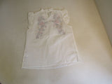 Designer Blouse Top Embroidered Eyelet White Female Size S -- New