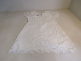 MSLG Lace Bridal Shower Dress Round Neck White Female Size XL -- New