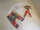 KangKang Baby Girl Clothing 4-pc Set Female 0-1 Size 6-12 mo Multi-Color Floral -- New