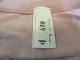 AZY Crop Top Shirt Super Stretchy Pale Mauve Rayon Spandex Female Size XL -- New