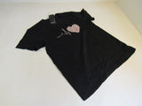 Blackmyth Graphic T-Shirt Black Leopard Heartbeat Design Female Size XL -- New