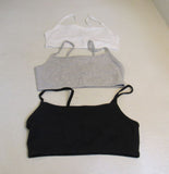 Fruit of the Loom Sport Bras Set of 3 Strappy Multicolored Female Size one size -- New