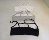 Fruit of the Loom Sport Bras Set of 3 Strappy Multicolored Female Size one size -- New