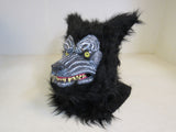 Way To Celebrate Werewolf Mask Black Moving Mouth Adult One Size Furry 5039169 -- New