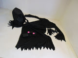 Fun World Fade In/Fade Out Unknown Phantom Costume Black Child Large 12-14 -- Used