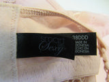 Smart Sexy Bra Pink Padded Underwire Nylon Spandex Female Size 38DDD -- Used
