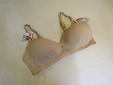 Hanes Bra Nude Breathable Mesh Nylon Polyamide Spandex Female Size XL -- New