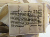 Hanes Bra Nude Breathable Mesh Nylon Polyamide Spandex Female Size XL -- New