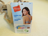 Hanes Bra Nude Breathable Mesh Nylon Polyamide Spandex Female Size XL -- New