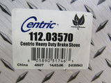 C-TEK Centric Heavy Duty Brake Shoes 112-03570 -- New