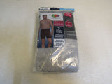 Fruit of the Loom Boxer Briefs 2 Pack Black Gray Cotton Polyester Male Size 2XB -- New
