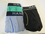 Hanes Boxer Briefs 4 Pack Polyester Spandex Male Size M Multi-Color -- New