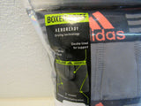 Adidas Boxer Briefs 2 Pack Black Gray Aeroready Polyester Spandex Male Size XL -- New