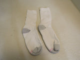 Hanes Socks 10 Pack Size 5-9 Cushion Crew White Cotton Poly Male -- New