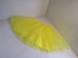 Designer Mini Tutu Skirt Yellow Female -- New