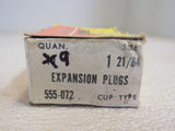 Dorman 1-21/64-in Expansion Plugs Lot of 9 555-072 -- New