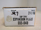 Dorman 2-1/16-in Cup Type Expansion Plugs Lot of 7 555-048 -- New