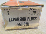Dorman 2-in Expansion Plugs Lot of 9 555-028 -- New