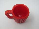 Standard Build On Brick Mug For Lego Red -- Used