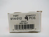 Dorman 3/8-24-in Hex Nut Lot of 9 Grade 5 914-012 -- New