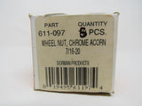 Dorman 7/16-20-in Wheel Nut Chrome Acorn Lot of 5 611-097 -- New