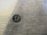 Lululemon Athletic Long Sleeve T-Shirt Gray Open Back Luon Female Size 6 -- Used