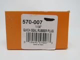 Dorman 1-1/4-in Quick-Seal Rubber Engine Expansion Plug 570-007 -- New
