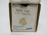 Champ Standard 1/2-in Drain Plug Triple OS 194906 -- New