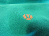 Lululemon Athletic Zip Up Sweatshirt Teal/Black Luon Female Size 8 -- Used
