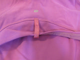Lululemon Athletic Zip Up Sweatshirt Magenta Luon Female Size 8 -- Used
