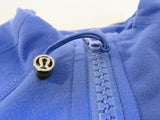 Lululemon Athletic Zip Up Sweatshirt Periwinkle Blue Luon Female Size 8 -- Used