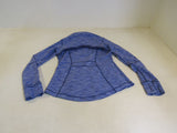 Lululemon Athletic Zip Up Sweatshirt Lavender Blue Luon Female Size 8 -- Used