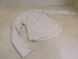 Lululemon Athletic Zip Up Sweatshirt Off White Luon Female Size 8 -- Used