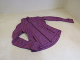 Lululemon Athletic Zip Up Sweatshirt Magenta Plum Luon Female Size 8 -- Used