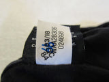 Reebok Athletic Zip Up Hoodie Black Cotton Female Size M -- Used